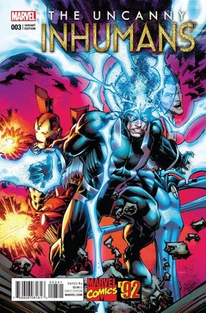 Uncanny Inhumans #3 (Portacio Marvel 92 Variant)
