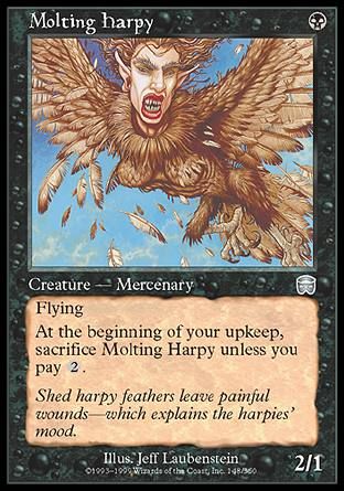 Molting Harpy (Mercadian Masques) Trading Card