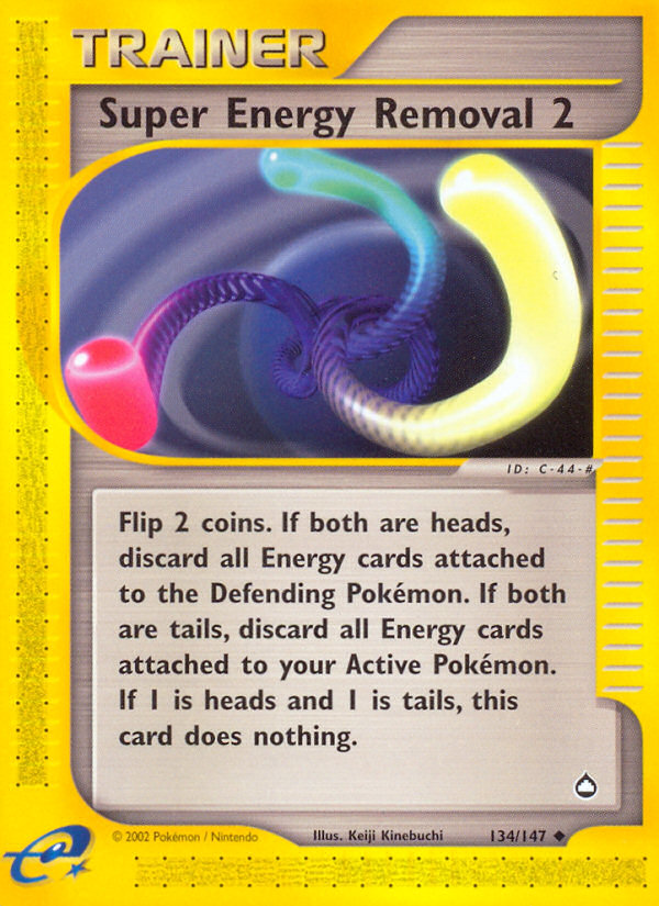 Super Energy Removal 2 (Trainer) (134/147) - Aquapolis Pokémon Card