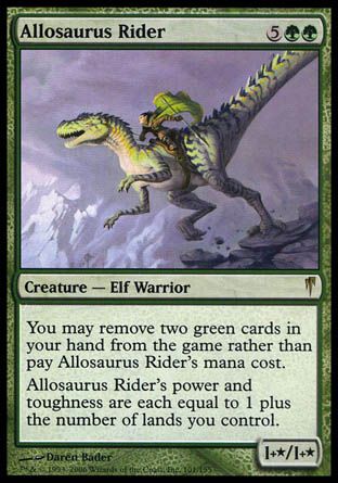 Allosaurus Rider (Coldsnap) Trading Card