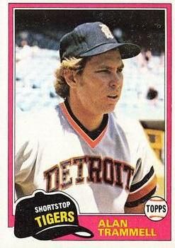 Alan Trammell 1981 Topps #709 Sports Card
