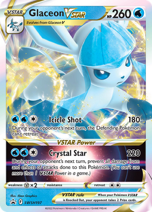 Glaceon VSTAR (SWSH197) - SWSH Black Star Promos