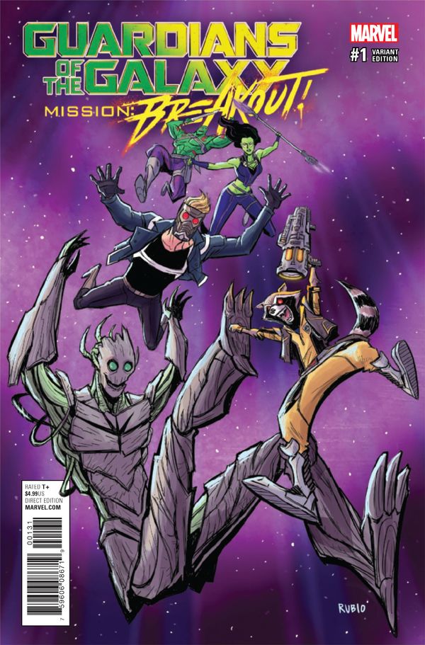 Guardians of the Galaxy: Mission Breakout #1 (Rubio Variant Cover)