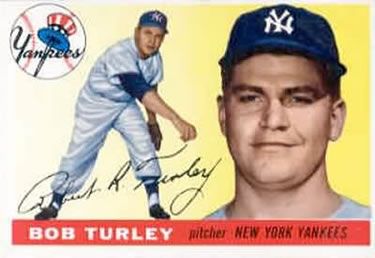 Bob Turley 1955 Topps #38 Sports Card