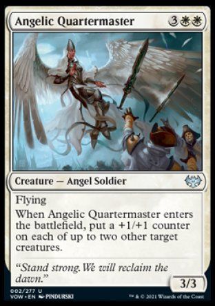 Angelic Quartermaster (Innistrad: Crimson Vow) Trading Card