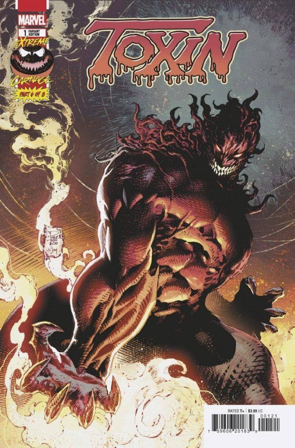 Extreme Carnage: Toxin #1 (Tan Variant Cover)