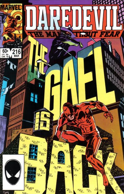 Daredevil #216 Comic