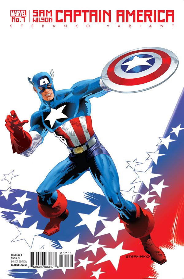 Captain America Sam Wilson #7 (Steranko Variant Aso)