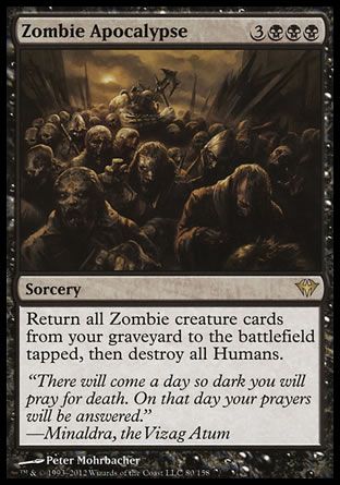 Zombie Apocalypse (Dark Ascension) Trading Card