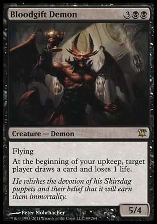 Bloodgift Demon (Innistrad) Trading Card