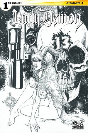 Lady Demon #1 (10 Copy Chin B&amp;w Cover)