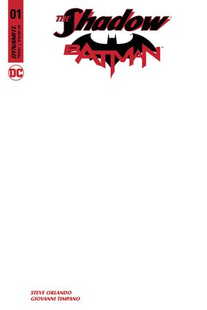 Shadow/Batman #1 (Blank Authentix Cover)