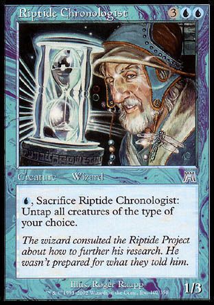 Riptide Chronologist (Onslaught) Trading Card