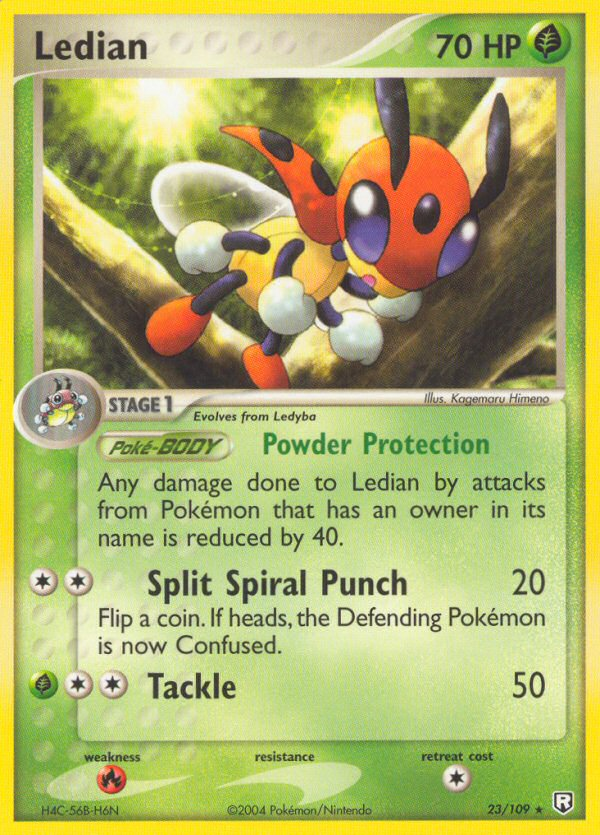 Ledian (23/109) - Team Rocket Returns Pokémon Card