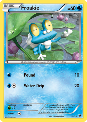 Froakie (12/39) - Kalos Starter Set (Holo)