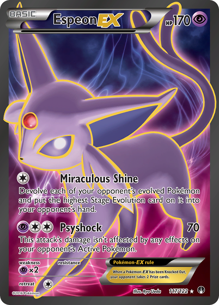 Espeon EX (117/122) - BREAKpoint Pokémon Card