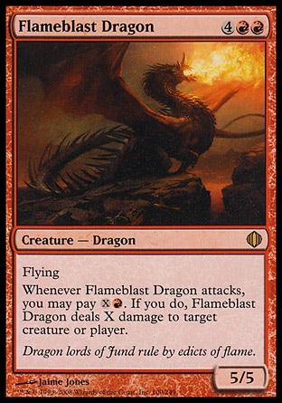 Flameblast Dragon (Shards of Alara) Trading Card