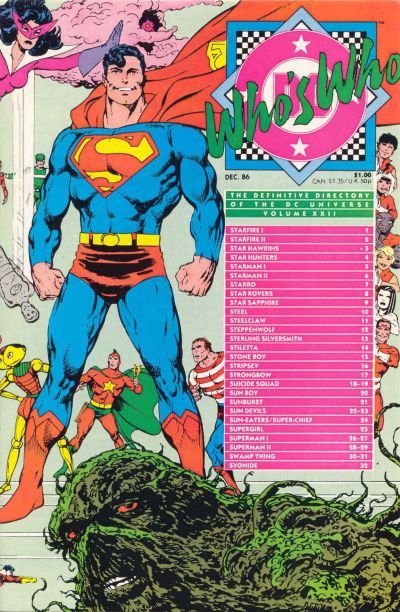 Who's Who: The Definitive Directory of the DC Universe #22 Comic