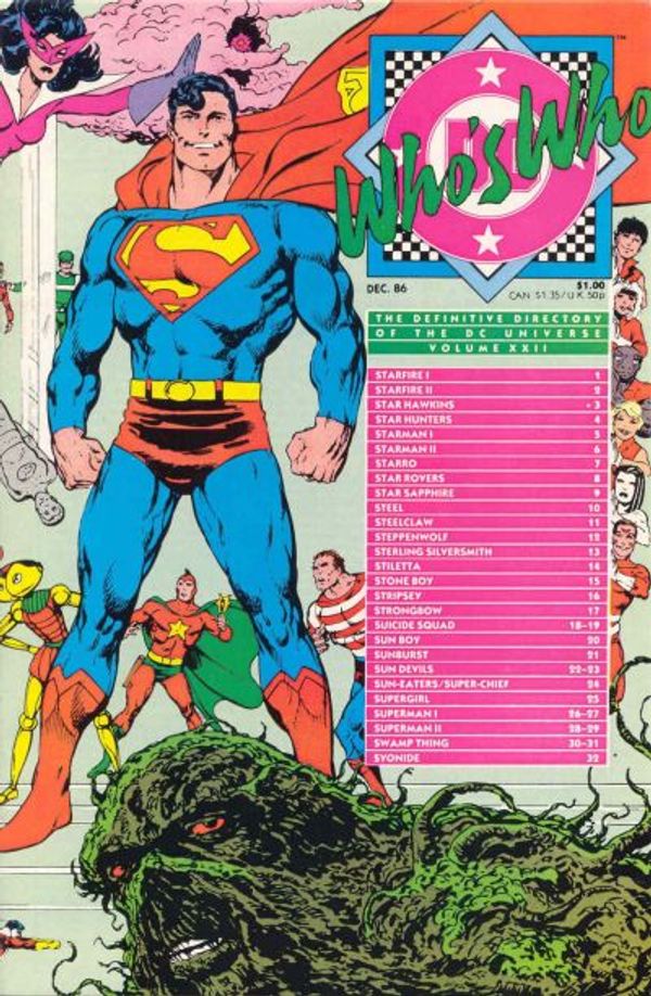 Who's Who: The Definitive Directory of the DC Universe #22