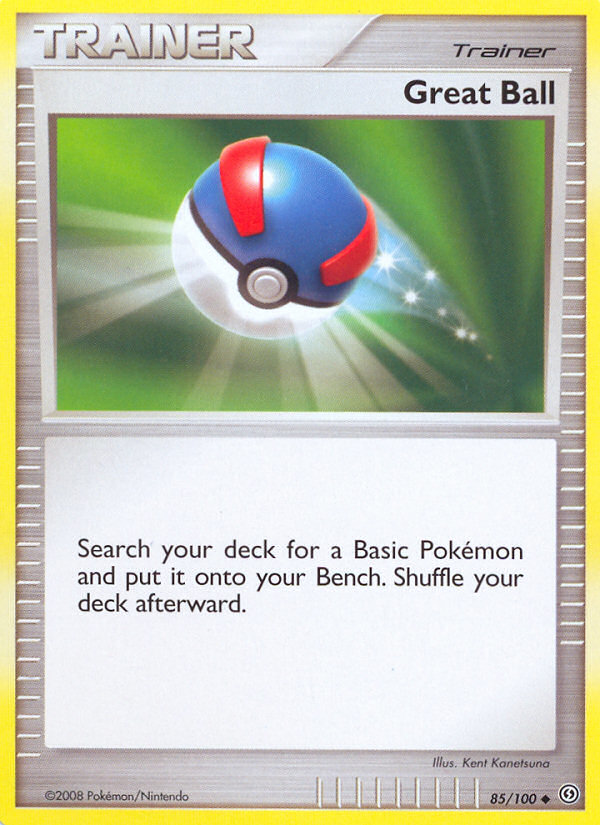 Great Ball (Trainer: Item) (85/100) - Stormfront Pokémon Card