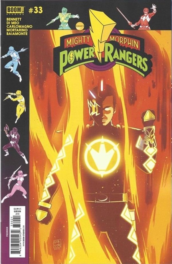 Mighty Morphin Power Rangers #33 (Preorder Gibson Variant Sg)