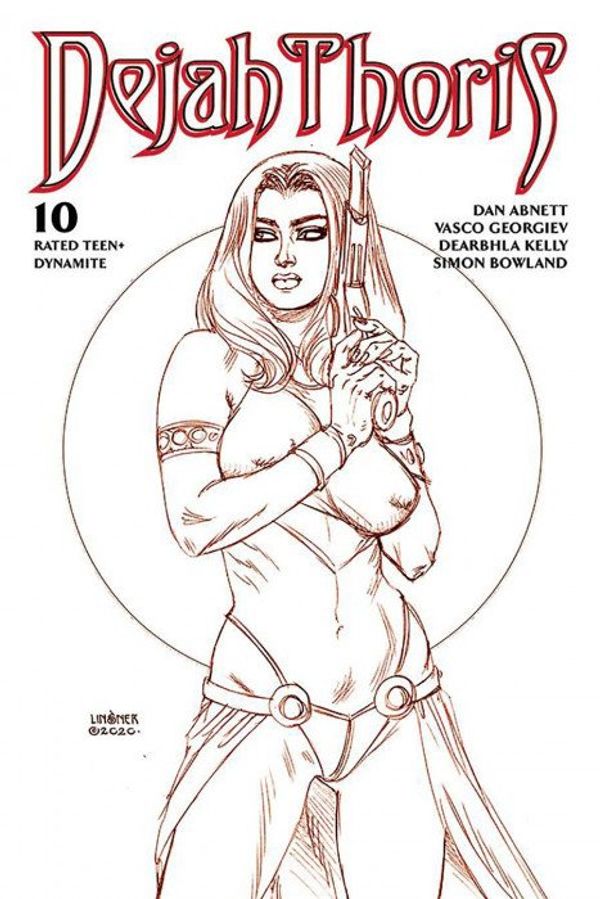 Dejah Thoris (2019) #10 (Linsner Rare Ltd Martian Red Cover)