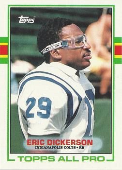 Eric Dickerson 1989 Topps #206 Sports Card