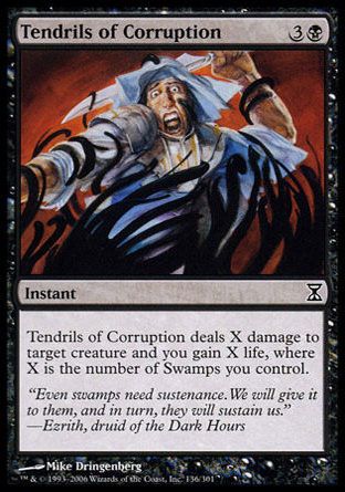 Tendrils of Corruption (Time Spiral) Trading Card