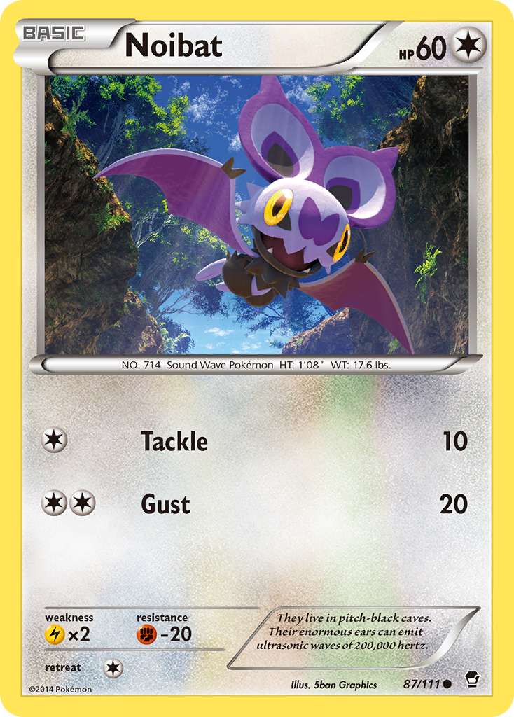 Noibat (87/111) - Furious Fists Pokémon Card