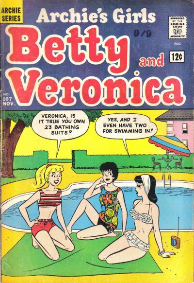 Archie's Girls Betty and Veronica #107 Comic