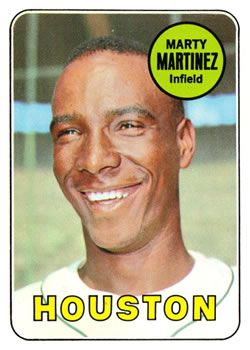 Marty Martinez 1969 Topps #337 Sports Card