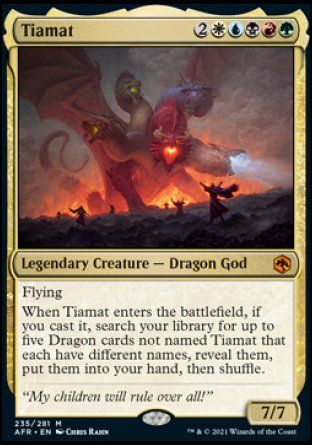 Tiamat (Dungeons & Dragons: Adventures in the Forgotten Realms) Trading Card