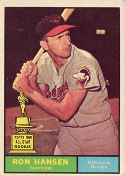 Ron Hansen 1961 Topps #240 Sports Card