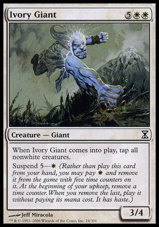 Ivory Giant (Time Spiral) Trading Card