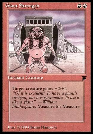 Giant Strength (Legends) Trading Card