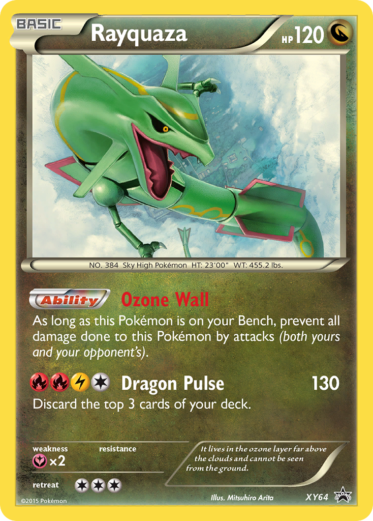 Rayquaza (XY64) - XY Black Star Promos Pokémon Card