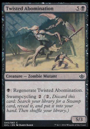 Twisted Abomination (Duel Decks : Anthology) Trading Card