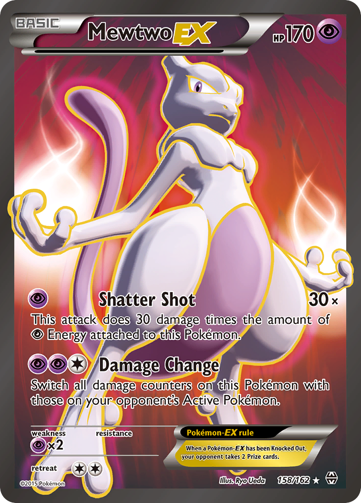 Mewtwo EX (158/162) - BREAKthrough Pokémon Card