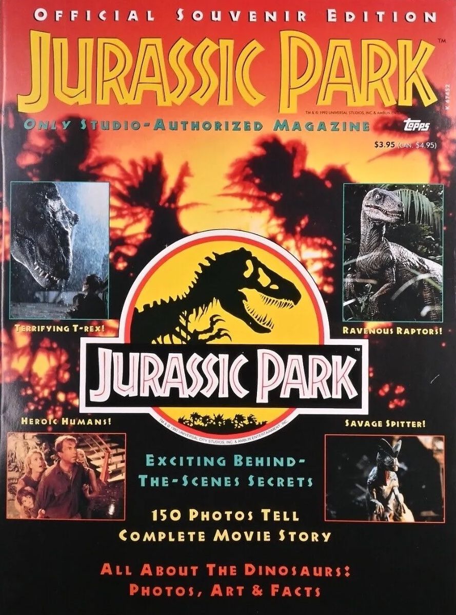 Jurassic Park Official Souvenir Magazine Magazine
