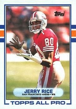 Jerry Rice 1989 Topps #7 Sports Card