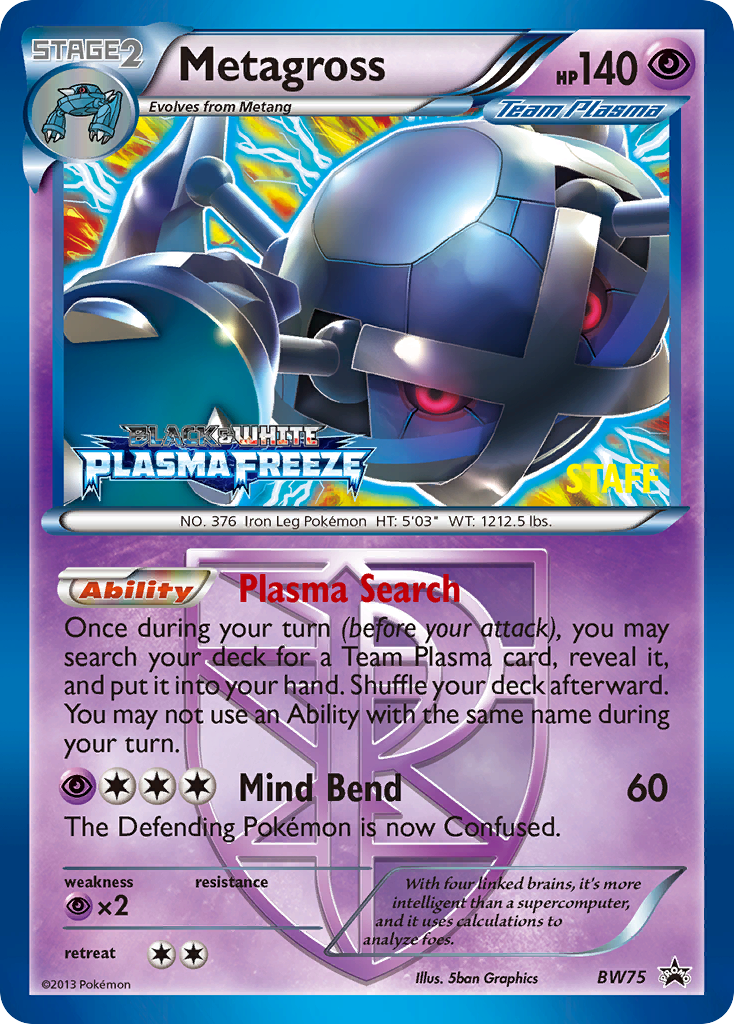 Metagross (BW75) - BW Black Star Promos Pokémon Card