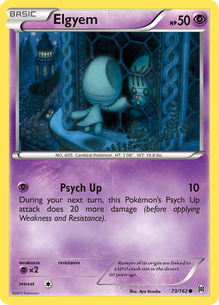 Elgyem (73/162) - BREAKthrough Pokémon Card