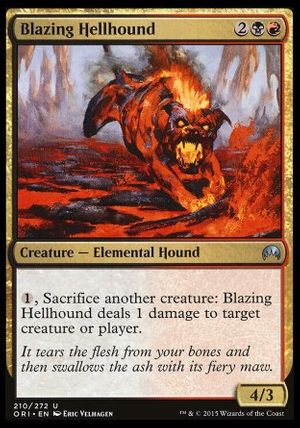 Blazing Hellhound (Magic Origins)