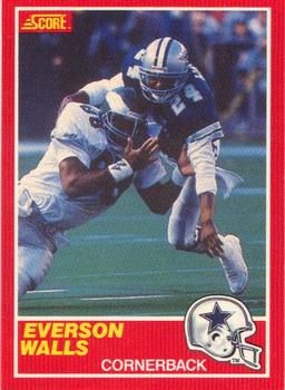 Everson Walls 1989 Score #171 Sports Card