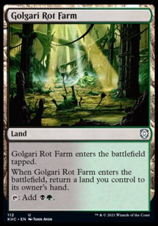 Golgari Rot Farm (Kaldheim Commander Decks) Trading Card