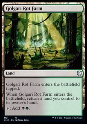 Golgari Rot Farm (Kaldheim Commander Decks)