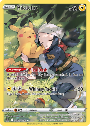 Pikachu (TG05) - Lost Origin Trainer Gallery