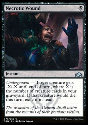 Necrotic Wound (Guilds of Ravnica)