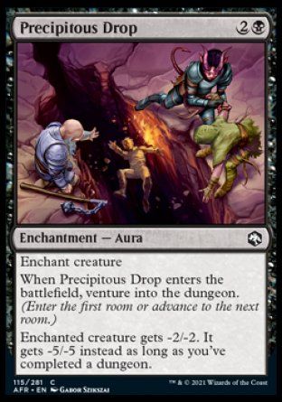 Precipitous Drop (Dungeons & Dragons: Adventures in the Forgotten Realms) Trading Card