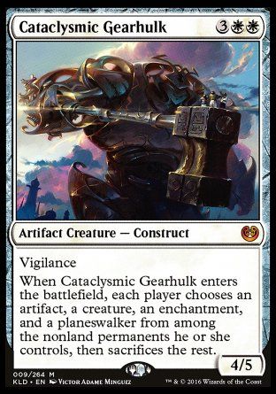 Cataclysmic Gearhulk (Kaladesh) Trading Card